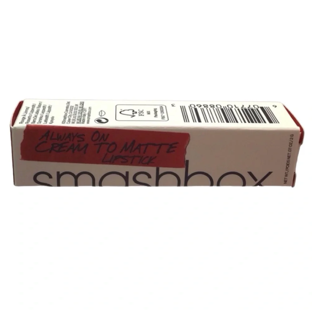 Smashbox Always on Cream to Matte Lipstick, (Out Loud) (NWT)